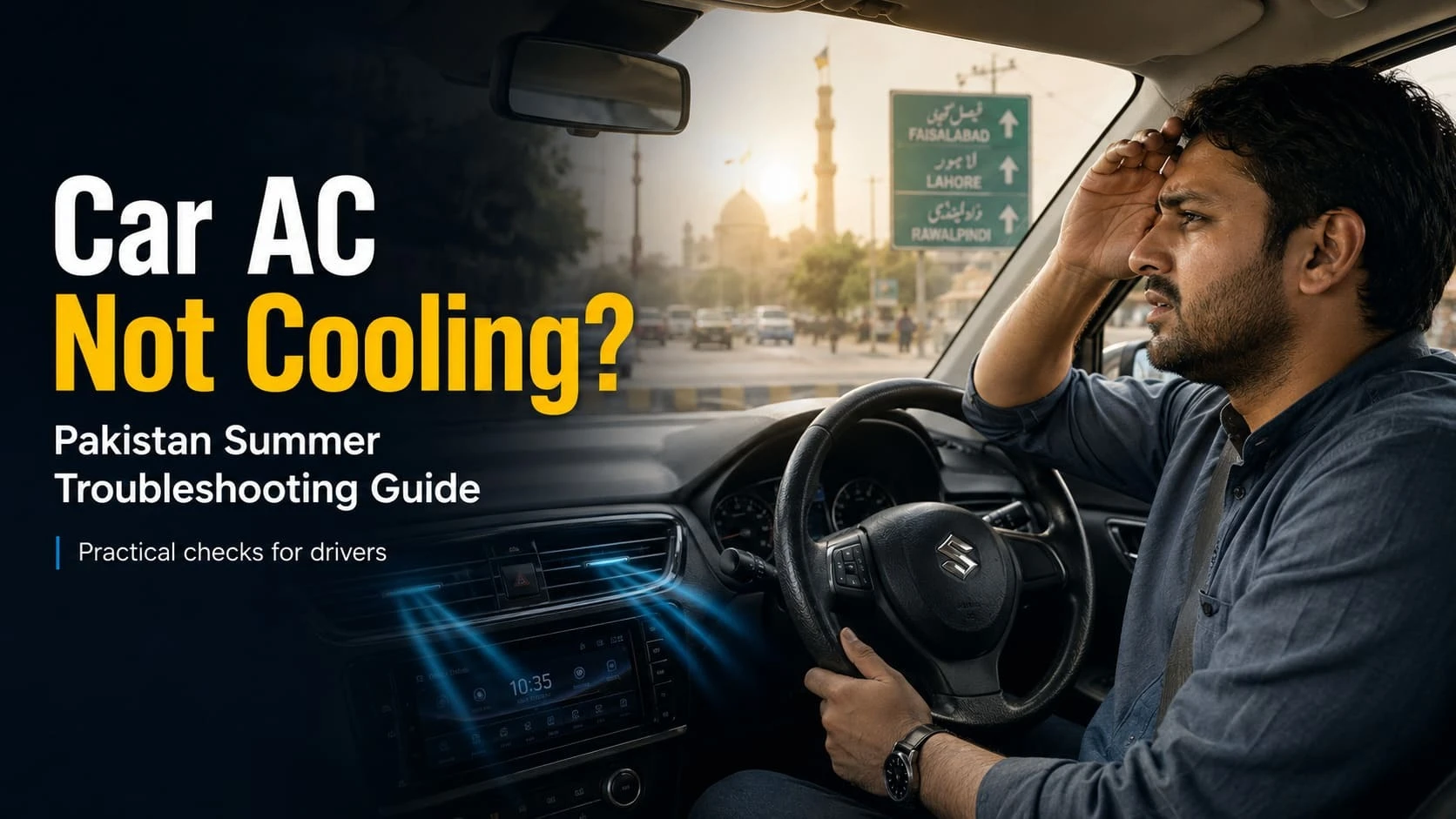 Car AC Not Cooling in Pakistan Summer: A Practical Troubleshooting Guide for Drivers